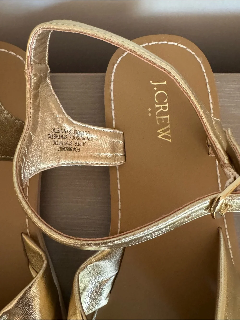 JCrew and The Children's Place Gold Girls' Knot & Strappy Sandals